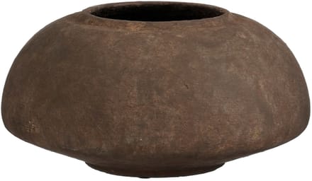 Mica Decorations Ares Vaas - Cement Mat - Rond - Serene Rustieke Look
