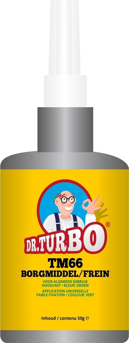 Dr. Turbo TM66 - Hoogvast Borgmiddel - 50 Gram - Groen