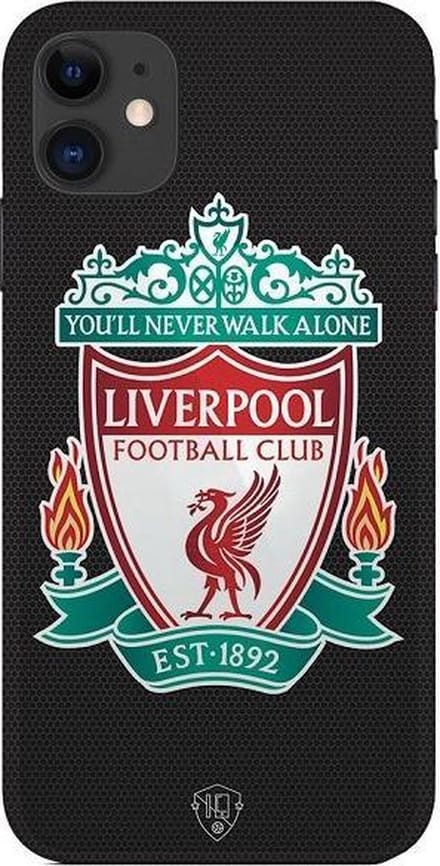 Liverpool logo telefoonhoesje iPhone 11 softcase zwart