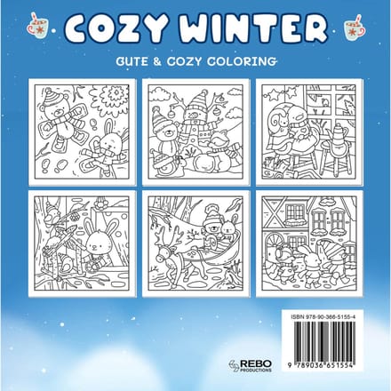 Cozy Winter - Coloring Book Cafe
