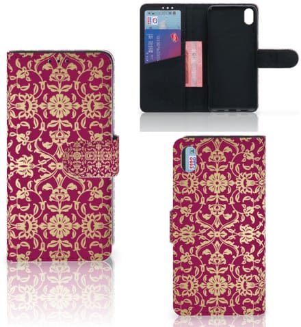Wallet Case Xiaomi Redmi 7A Barok Pink