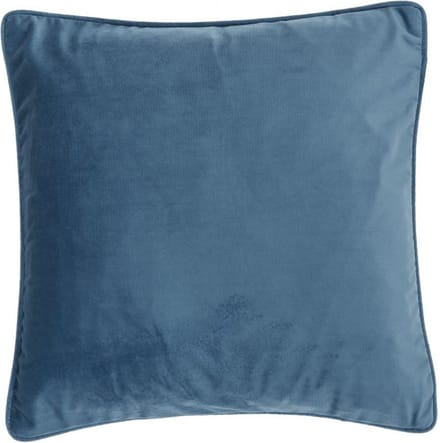 TISECO HOME STUDIO - Kussen (gevuld) Fluweel - Vierkant - 60x60 cm - blue fusion