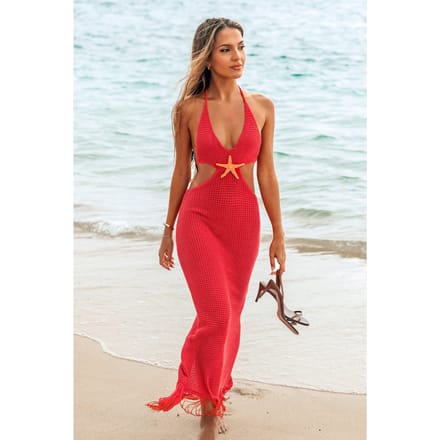 x Lexi Rivera Seaside Cover-Up maxi-jurk