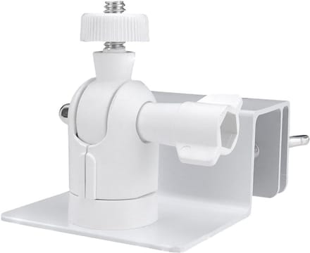 Camera Beugel - Montagehouder Dakgoot - Beveiliging Buiten - 360 Graden Verstelbaar - 9.5 x 9.5 x 7.5 cm - Wit