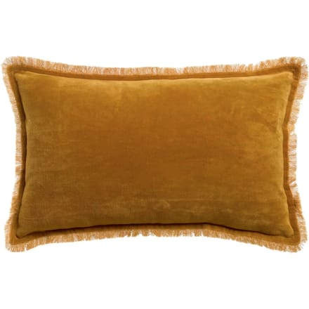 Vivaraise Effen kussen Fara Safran 30 X 50