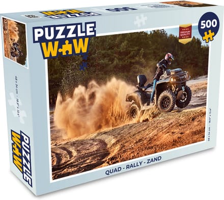 Puzzel Quad - Rally - Zand - Legpuzzel - Puzzel 500 stukjes
