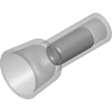 Geïsoleerde Koperen Draad Eindconnector 0.5-1.5mm² - CE130101 [100 Stuks]