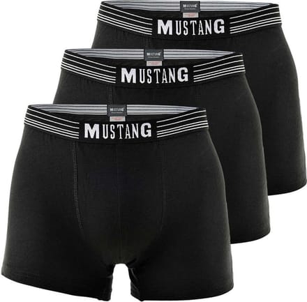 Mustang Boxershorts Retroshorts True Denim 3er Pack Set van 3