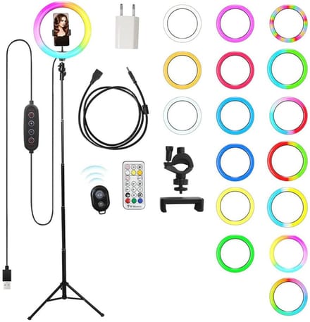 Ringlamp met Statief - Ring Light - Verstelbaar - Led Verlichting