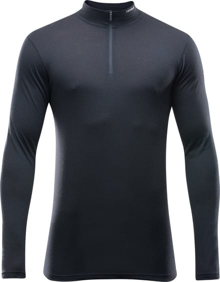 Devold Breeze Half Zip Neck - Black - Maat Herren_XL
