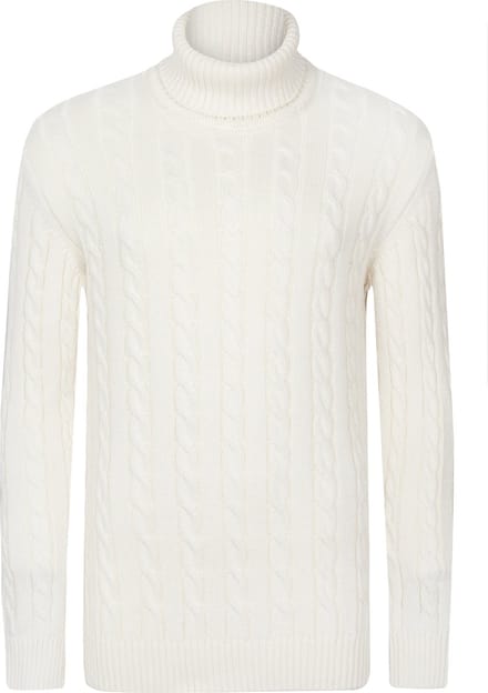 Felix Hardy Coltrui - Gebreide Trui - Sweater Heren Ecru - 2Xl