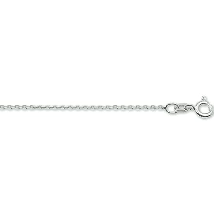 Witgouden Collier anker gediamanteerd 1 4105559