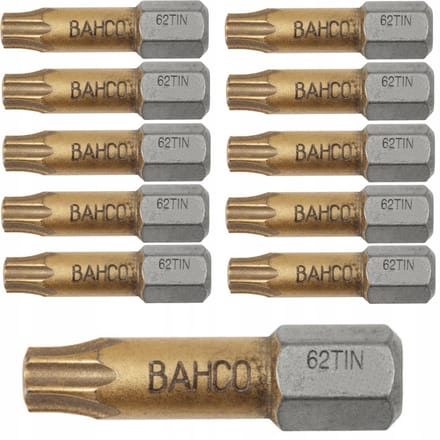 Bahco Torx T30 Schroefbit 25mm Titanium - 10 Stuks