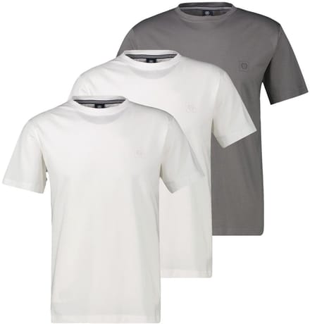 LERROS Heren t-shirt 3 pack Basic