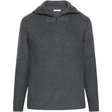Trui met 1/2 rits KnowledgeCotton Apparel Merino