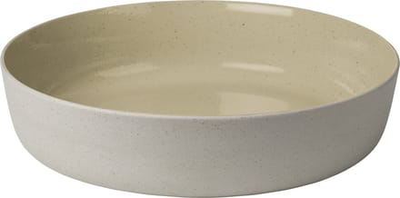Sablo Savannah Serveerschaal | Beige / Geel | Stoneware
