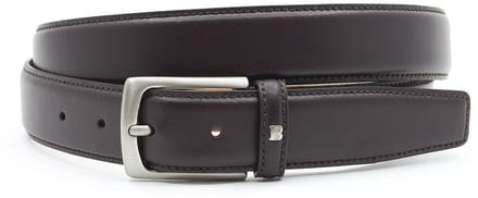 Luxe pantalon riem bruin - Heren riem - 3 cm breed - Leer - Basic riem - Casual - Maat 95