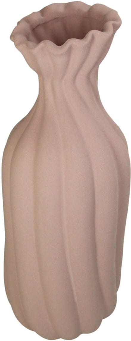 Vase Stoneware Pink 15x15x39.5cm