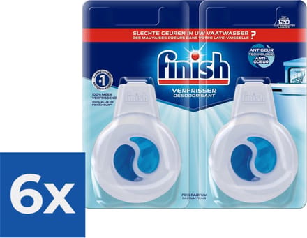 Finish Duo pack Deo Odorstop - Voordeelverpakking 6 stuks