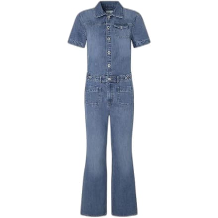 Pepe Jeans Evelyn Jumpsuit Met Korte Mouwen Blauw S Vrouw