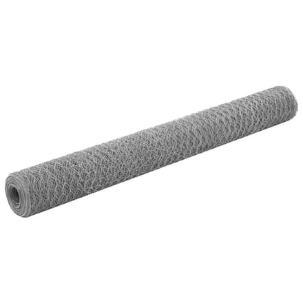 vidaXL - Kippengaas - 25x1,2 - m - gegalvaniseerd - staal - zilverkleurig