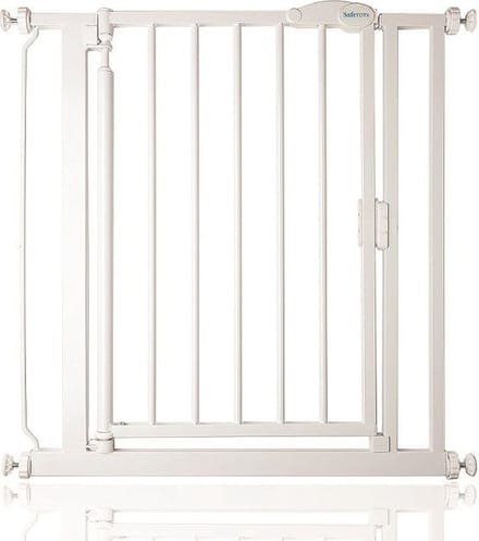 Safetots Self Closing Klemhek, Traphekje, 75cm - 82cm, Wit