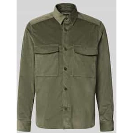 Regular fit overhemdjack van corduroy, model 'CORDUROY OVERSHIRT'