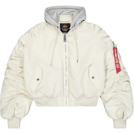 Crop hoodie bomber voor dames Alpha Industries