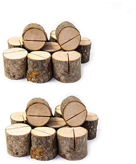 Houten Tafel Kaarthouders voor Bruiloften en Feesten (20 stuks)