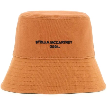 Eco katoenen bucket hat met logo