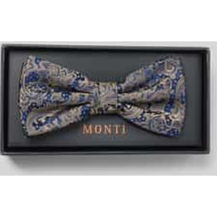Zijden strik met paisleymotief, model 'Flavio'