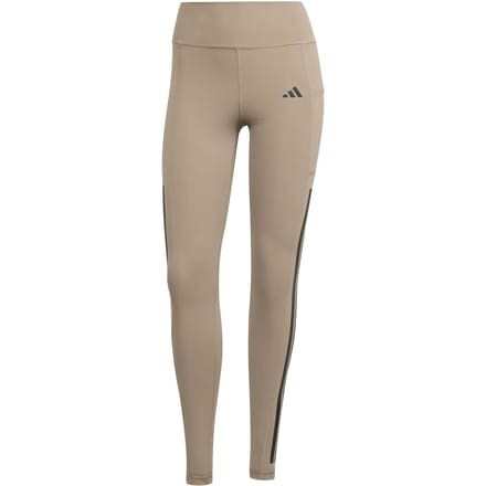 adidas Performance Optime 3-Stripes Full Length Legging - Dames - Bruin