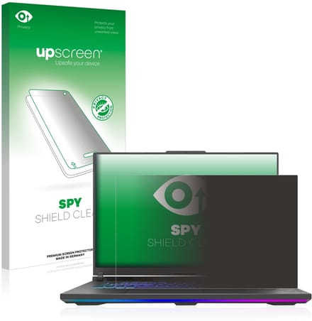 upscreen - privacy screenprotector voor ASUS ROG Strix G18 G814 2023 - Folie Beschermfolie Blauwlichtfilter
