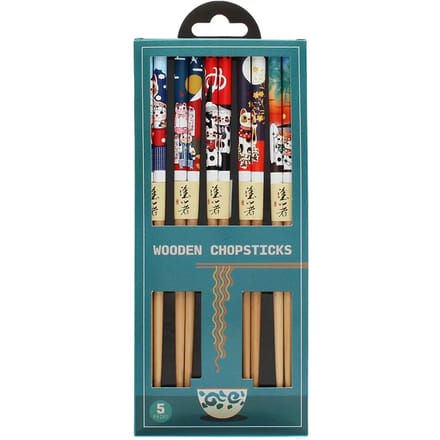 Decoratieve baguettes Rex London Beckoning Cats (x5)