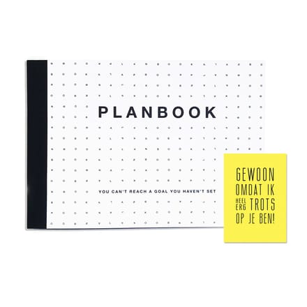 Planboek A4 R + KAART -  zelf in te vullen