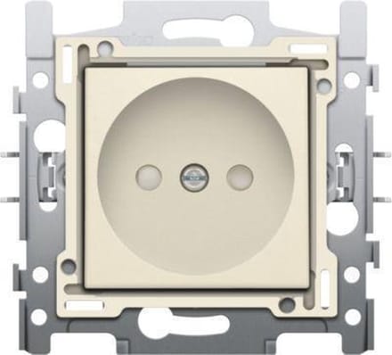 NIKO Original Cream inbouw stopcontact - enkelvoudig