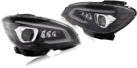 Hoofdkoplampen 2x - Voor Mercedes C-Klasse W204/S204 (2011-2014) - GT Look - Auto Accessoires