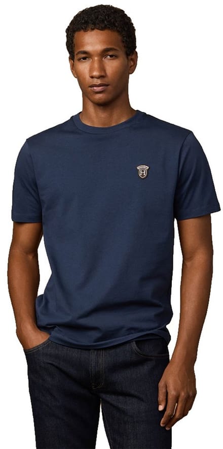Hackett Heritage Badge T-shirt Met Korte Mouwen Blauw M Man