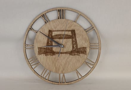 Houten Klok Rotterdam de Hef
