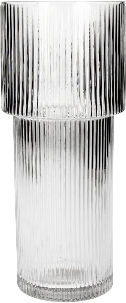 HD Collection Vaas Stripe Glas 10.5x10.5x24.5cm