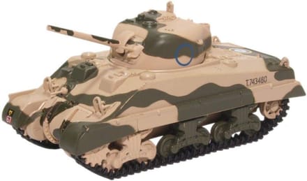 Model Sherman Tank MkIII Leger Voertuig Schaalmodel 1:76