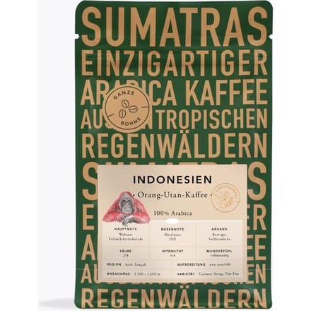 Speicherstadt Orang Utan Koffie 250g