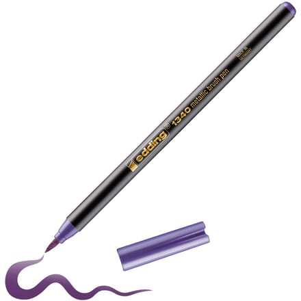 edding 1340 Penseelpen "Metallic" - Violet