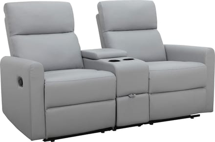 Dacoulas-Tweepersoons fauteuil Lichtgrijs