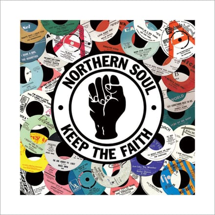 Northern Soul Labels Art Print 40x40cm | Poster
