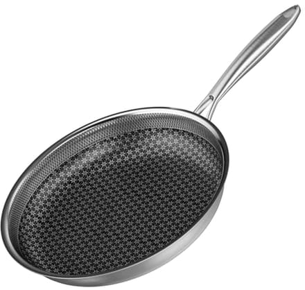 30 cm Roestvrij Stalen Braadpan Inductie Anti-aanbakpan