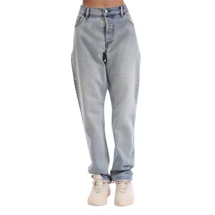Diesel Heren Slim Jeans Katoen (Blauw)