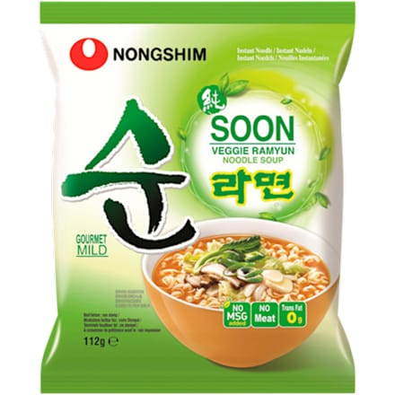 Vegetarische instant soep soon veggie ramyun 112g - nongshim