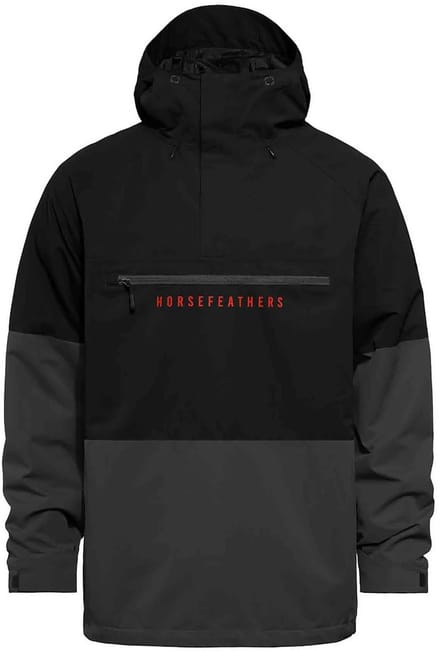 Horsefeathers Donnie Jack (zwart/fantoom) - S