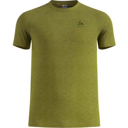 Odlo Essential Seamless T-shirt Met Korte Mouwen Groen M Man